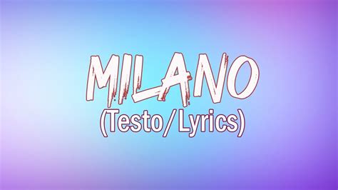 √ MILANO (testo) di BIA 